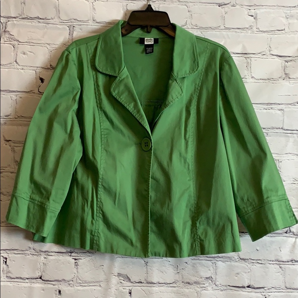 Green Studio 1940 Blazer